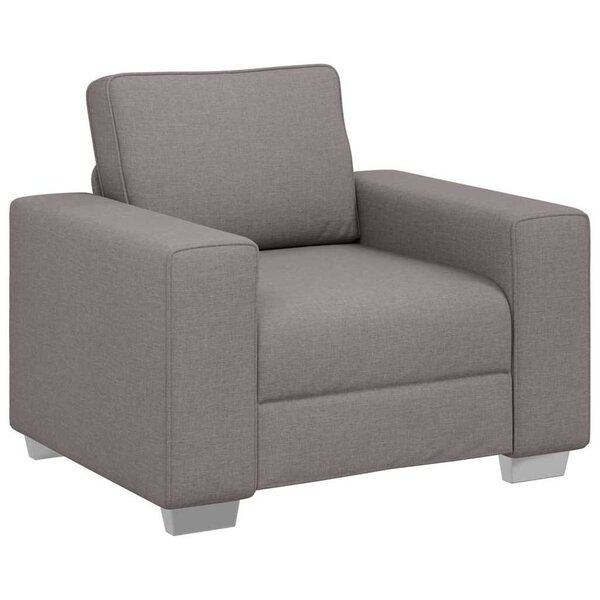 vidaXL Canapé avec coussin Taupe 100 x 77 x 82 cm tissu