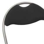vidaXL Chaise pliante 2 Pièces Noir et gris 48 x 43 5 x 81 cm Simili cuir