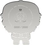 Pièce de monnaie en Argent 2 Dollars g 31.1 (1 oz) Millésime 2025 MLB Players Chibi RONALD ACUÑA JR. MLB