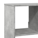 vidaXL Cloison de séparation gris béton bois d'ingénierie