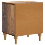 vidaXL Cabinet de chevet 2 Pièces Bois ancien 43 x 34 5 x 50 cm