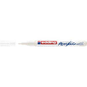 Marqueur Acrylique 5300 Blanc trafic Pointe Fine 1-2 mm EDDING