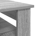vidaXL Table basse Gris Sonoma 96 x 54 x 44 cm Bois d'ingénierie