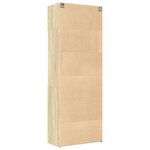 vidaXL Armoire de rangement chêne sonoma 80x42 5x225 cm