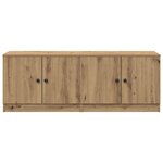 vidaXL Armoire de lit 2 Pièces Chêne artisanal 66 x 35 x 48 cm