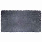 vidaXL Tapis en Peau de Mouton Synthétique Anthracite 60 x 110 cm