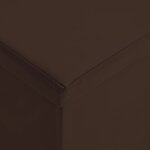 Banc banquette de rangement pliable 110 x 38 x 38 cm PVC marron 02_0010841