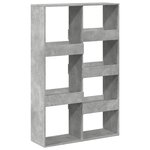 vidaXL Cloison de séparation gris béton 100x33x155 5cm bois ingénierie