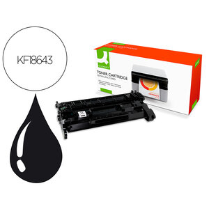 Q-connect toner laser - compatible HP 26A CF226A - Noir - 3100p