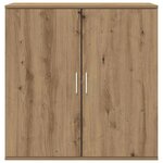 Buffet vidaXL Artisan en chêne 79x38x80 cm en bois d'ingénierie