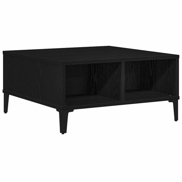 vidaXL Table basse Chêne noir 60 x 60 x 30 cm