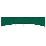 vidaXL Paravent 6 panneaux Tissu 800 x 160 cm Vert