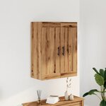 vidaXL Armoire murale chêne artisanal 69 5x34x90 cm bois d'ingénierie