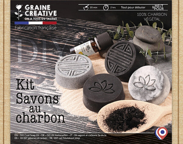 Kit DIY Savon au Charbon
