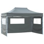 vidaXL Tente de fête 280 x 410 x 315 cm Anthracite Tissu Oxford