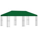 vidaXL Abri de jardin 6 x 3 m Vert Polyester et Acier 190 gsm