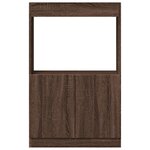 vidaXL Buffet haut chêne marron 63x33x100 cm bois d'ingénierie