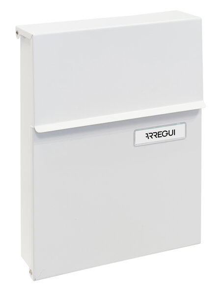 Boîte aux Lettres Acier  Line E6801  Serrure Protégée  Anti-pluie  Blanc