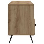 vidaXL Meuble TV 102 x 34 5 x 50 cm Chêne artisanal Bois d'ingénierie
