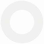 vidaXL Anneau d'arbre plat Blanc Ø40 / 70 cm Acier