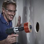 wolfcraft Jeu d'outils d'agrandissement de trous à scies cloches 3 Pièces