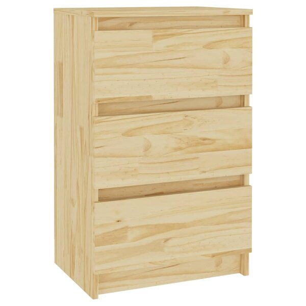 vidaXL Table de chevet 40x29 5x64 cm Bois de pin solide