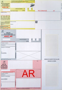 Recommandé A4 nationaux - avec accusé de réception et sans code barre - boîte de 1 000 imprimés