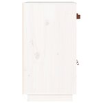 vidaXL Buffet Blanc 65 5x40x75 cm Bois massif de pin