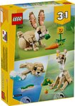 LEGO Creator - Ensemble de construction L'adorable lapin 31162 - 3 en 1 pour enfants de 8 ans et plus