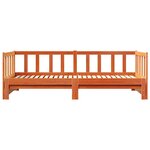 vidaXL Lit de jour avec tiroir Brun cire 203 5 x 184 x 66 cm