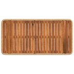 vidaXL Ensemble de salle à manger pour jardin 4 Pièces Nature et Blanc