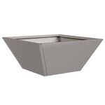 vidaXL Cache-pot de jardin 5 Pièces Rouillé 35 x 35 x 15 cm