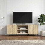 vidaXL Meuble TV Chêne Sonoma 150 x 31 x 52 cm Bois d'ingénierie