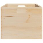 vidaXL Boîte en bois avec poignées 40x30x23 cm bois de pin massif