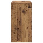 vidaXL Bureau d'écriture rustique Finition vieux bois Bois 80 x 40 x 76 cm