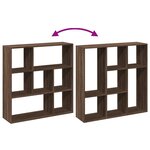 vidaXL Étagère séparatrice de pièce chêne marron 102x29x103 5 cm