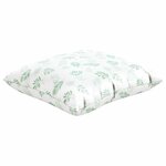 vidaXL Coussins Éparpillés Feuille 4 Pièces Motif feuille 50 x 50 cm