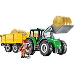 PLAYMOBIL 9317 - Grand tracteur avec remorque