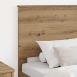 vidaXL Tête de lit Chêne artisanal 80 cm Bois d'ingénierie