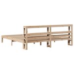 vidaXL Cadre de lit avec tête de lit sans matelas 200x200 cm