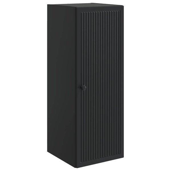 vidaXL Armoire Murale Noir 33 x 34 5 x 90 cm Bois d'ingénierie