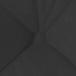 vidaXL Coussins de siège 4 Pièces Noir 45 x 45 cm Tissu en microfibre
