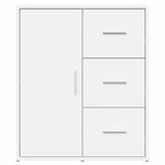 vidaXL Buffets 2 Pièces blanc 60x31x70 cm bois d'ingénierie