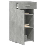vidaXL Buffet gris béton 45x42 5x93 cm bois d'ingénierie