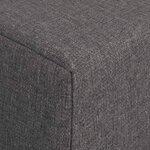 vidaXL Canapé-lit pliable Gris clair 70 x 60 x 63 cm Tissu