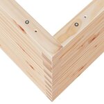 vidaXL Jardinière 110x60x68 5 cm bois de pin massif