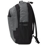 vidaXL Sac à dos d'école 40 L noir et gris
