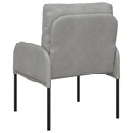 vidaXL Canapés avec coussin 55cm Gris clair Contreplaqué
