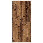 vidaXL Highboard Bois Vieilli 80x39x178 cm