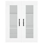 vidaXL Armoire murale blanc 69 5x34x90 cm bois d'ingénierie